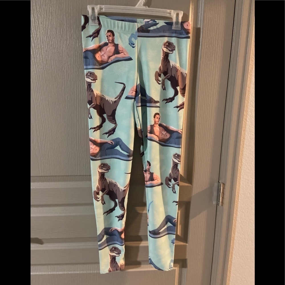 Chris Pratt Jurassic World Women's L Leggings
